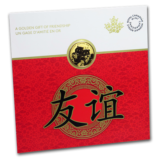 2019 Canada 1/4 oz Silver $8 Pandas: A Golden Gift of Friendship 2019 Canada 1/4 oz Silver $8 Pandas: A Golden Gift of Friendship